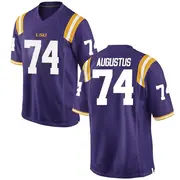 Game Men's Braden Augustus LSU Tigers Purple Football College Jersey