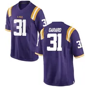 Game Men's Everett Garard LSU Tigers Purple Football College Jersey