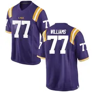 Game Men's Ory Williams LSU Tigers Purple Football College Jersey