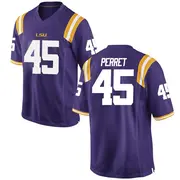 Game Men's Sean Perret LSU Tigers Purple Football College Jersey