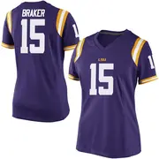 Game Women's Jaiden Braker LSU Tigers Purple Football College Jersey