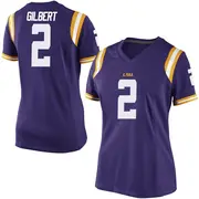 Game Women's Jardin Gilbert LSU Tigers Purple Football College Jersey