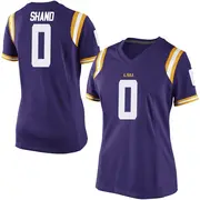 Game Women's Paris Shand LSU Tigers Purple Football College Jersey