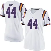 Game Women's Slade Roy LSU Tigers White Football College Jersey