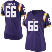 Game Women's Solomon Thomas LSU Tigers Purple Football College Jersey
