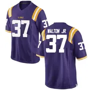 Game Youth Craig Walton Jr. LSU Tigers Purple Football College Jersey