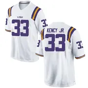 Game Youth DK Kency Jr. LSU Tigers White Football College Jersey