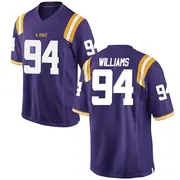 Game Youth Zion Williams LSU Tigers Purple Football College Jersey