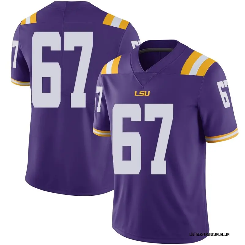 Limited Men's Bo Bordelon LSU Tigers Purple Football College Jersey