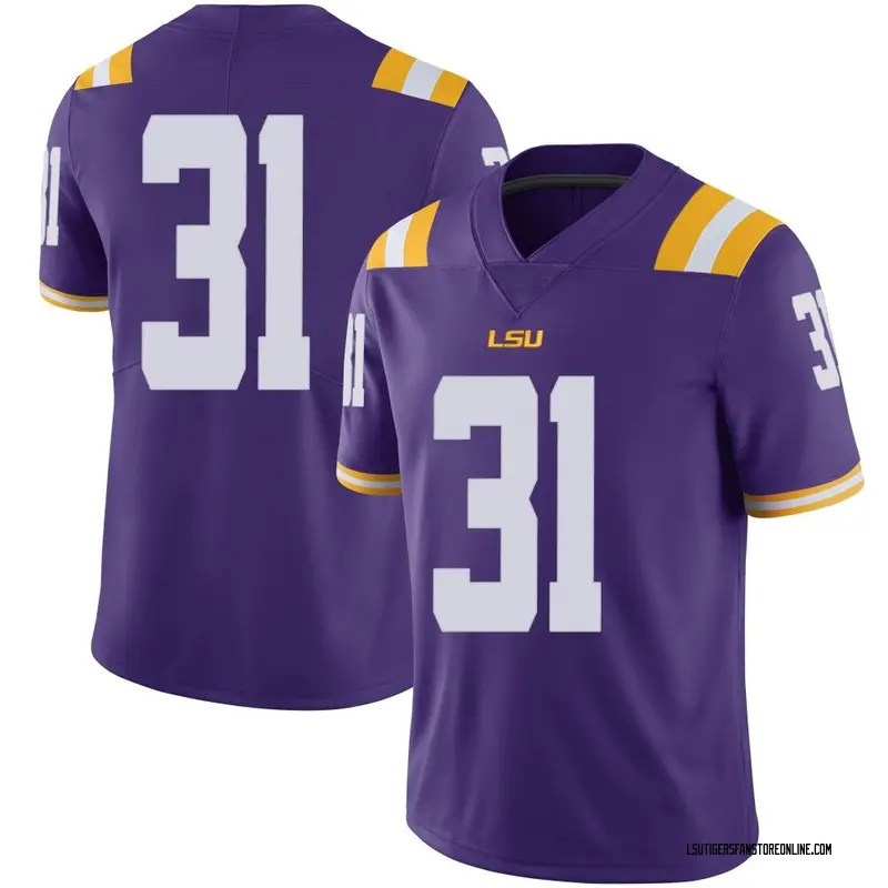 Limited Men's CJ Jimcoily LSU Tigers Purple Football College Jersey