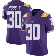 Limited Men's Charles Ross II LSU Tigers Purple Vapor Untouchable Football College Jersey