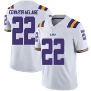Limited Men's Clyde Edwards-Helaire LSU Tigers White Football College Jersey