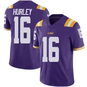 Limited Men's Colin Hurley LSU Tigers Purple Vapor Untouchable Football College Jersey