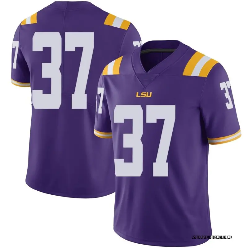 Limited Men's Craig Walton Jr. LSU Tigers Purple Football College Jersey