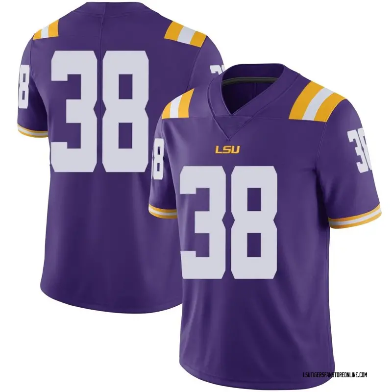 Limited Men's Darian Blount LSU Tigers Purple Football College Jersey