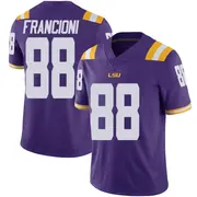 Limited Men's Evan Francioni LSU Tigers Purple Vapor Untouchable Football College Jersey