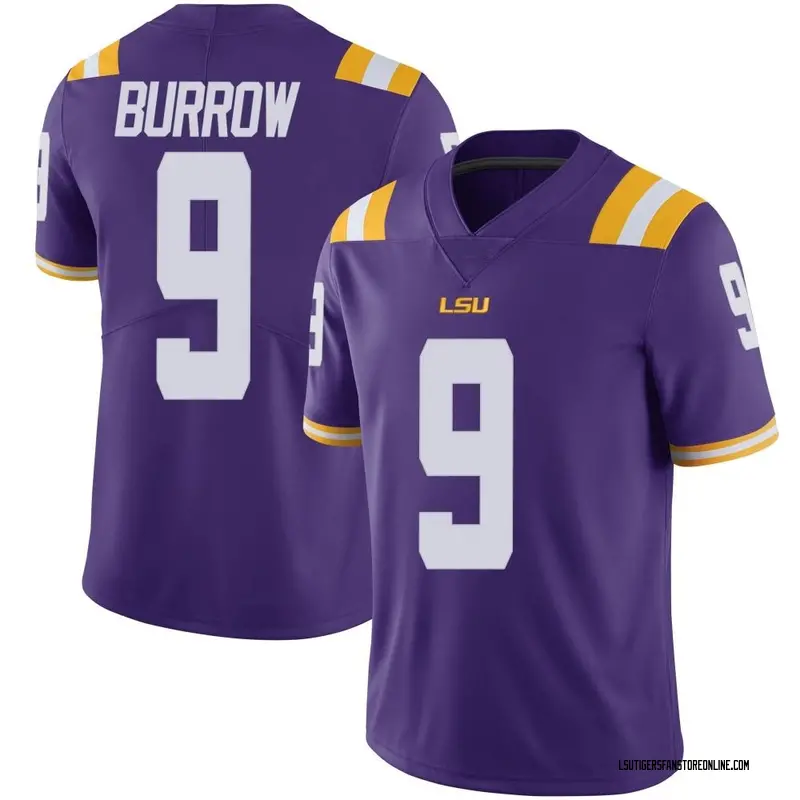 Limited Men's Joe Burrow LSU Tigers Purple Vapor Untouchable Football College Jersey