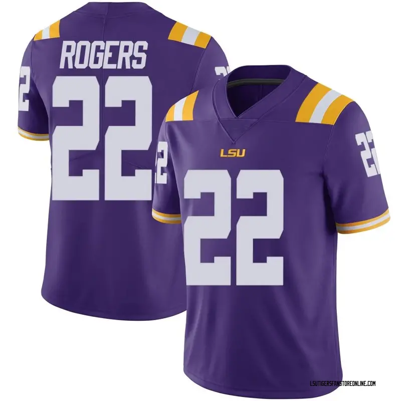 Limited Men's Joel Rogers LSU Tigers Purple Vapor Untouchable Football College Jersey