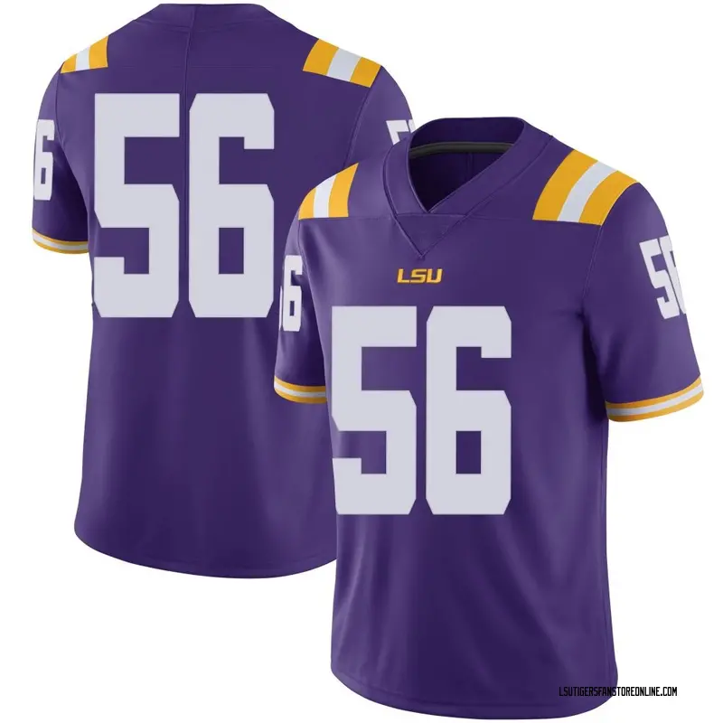 Limited Men's Josh Thompson LSU Tigers Purple Football College Jersey
