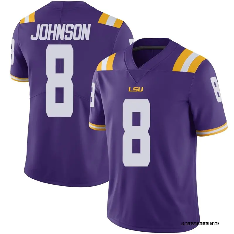 Limited Men's Ju'Juan Johnson LSU Tigers Purple Vapor Untouchable Football College Jersey