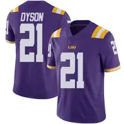 Limited Men's Knox Dyson LSU Tigers Purple Vapor Untouchable Football College Jersey