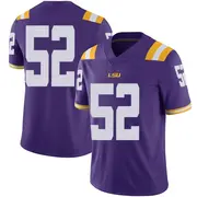Limited Men's Kobe Roberts LSU Tigers Purple Football College Jersey