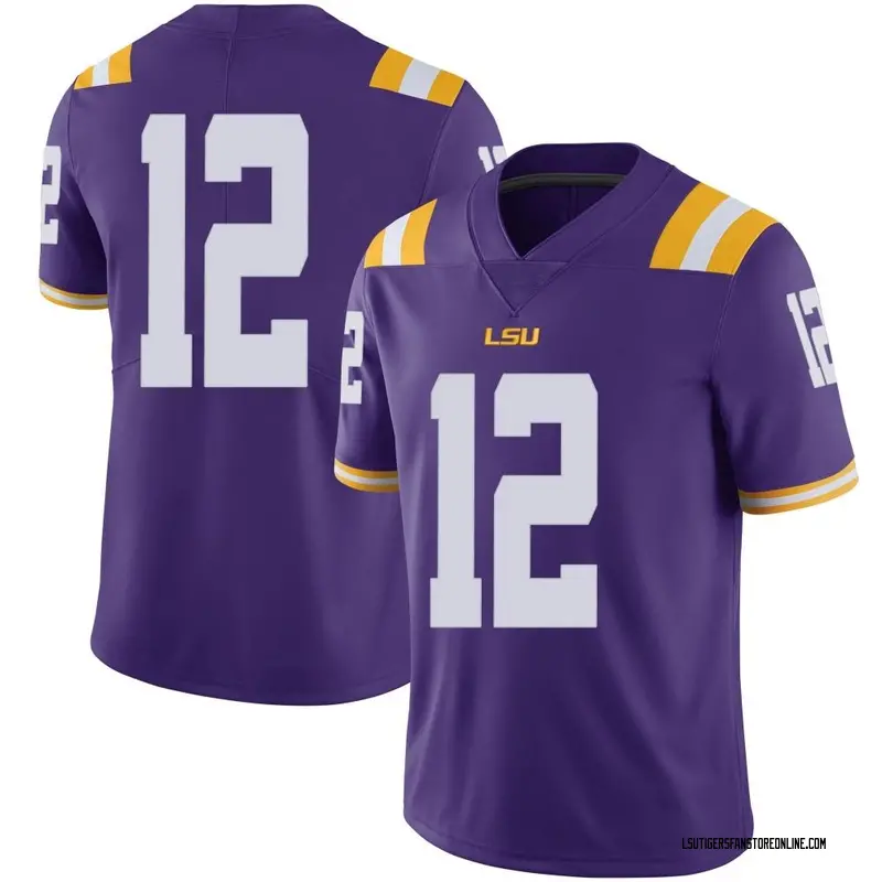 Limited Men's Kyle Parker LSU Tigers Purple Football College Jersey