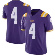 Limited Men's Mansoor Delane LSU Tigers Purple Football College Jersey