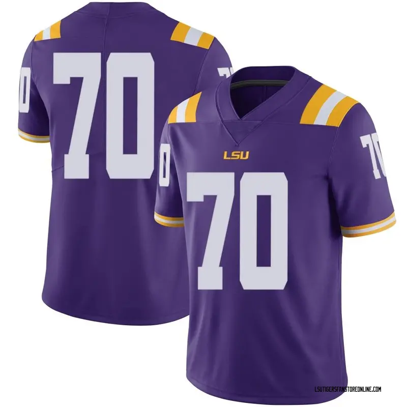 Limited Men's Miles Frazier LSU Tigers Purple Football College Jersey