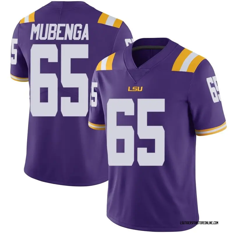 Limited Men's Paul Mubenga LSU Tigers Purple Vapor Untouchable Football College Jersey