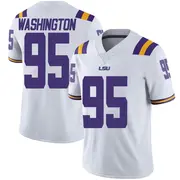 Limited Men's Shone Washington LSU Tigers White Football College Jersey