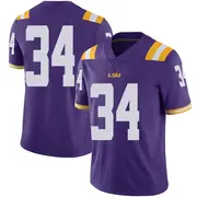 Limited Men's Skip Velotta LSU Tigers Purple Football College Jersey