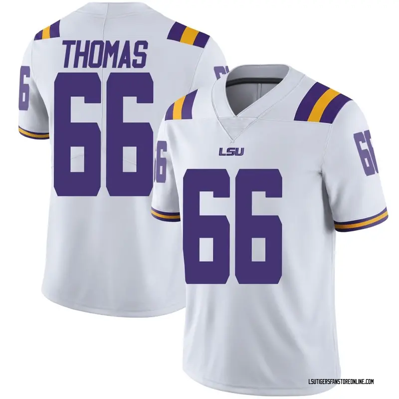 Limited Men's Solomon Thomas LSU Tigers White Football College Jersey