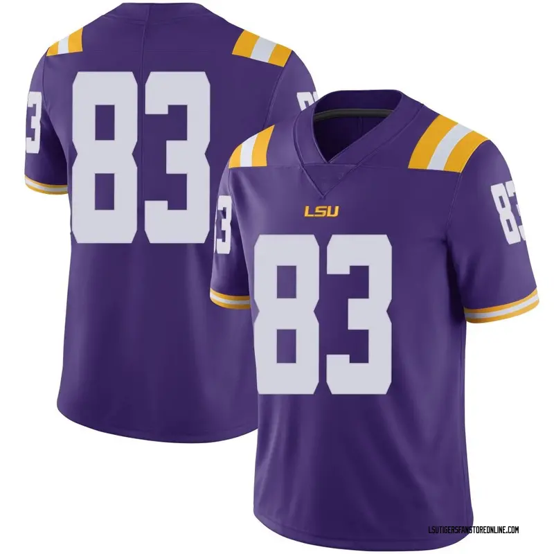 Limited Men's TaRon Francis LSU Tigers Purple Football College Jersey