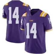 Limited Men's Trey'Dez Green LSU Tigers Purple Football College Jersey