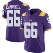 Limited Men's Will Campbell LSU Tigers Purple Vapor Untouchable Football College Jersey