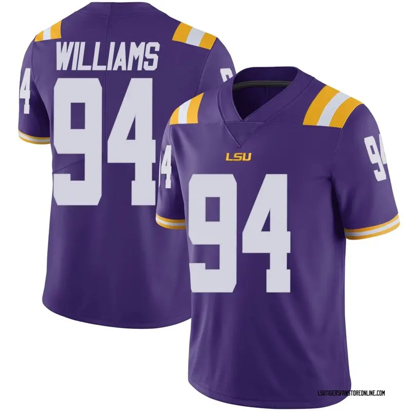 Limited Men's Zion Williams LSU Tigers Purple Vapor Untouchable Football College Jersey