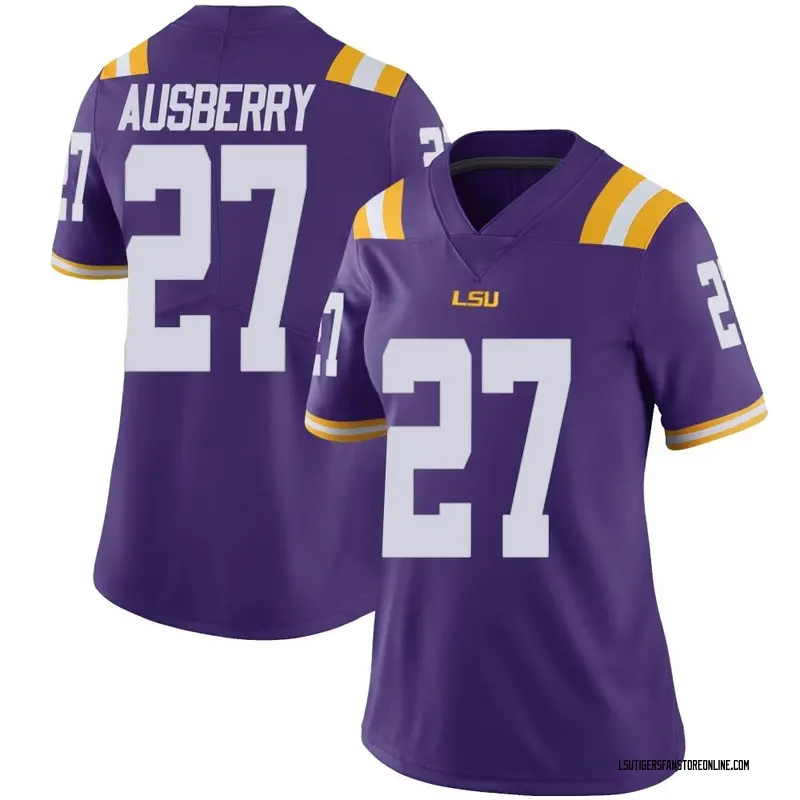 Limited Women's Austin Ausberry LSU Tigers Purple Vapor Untouchable Football College Jersey