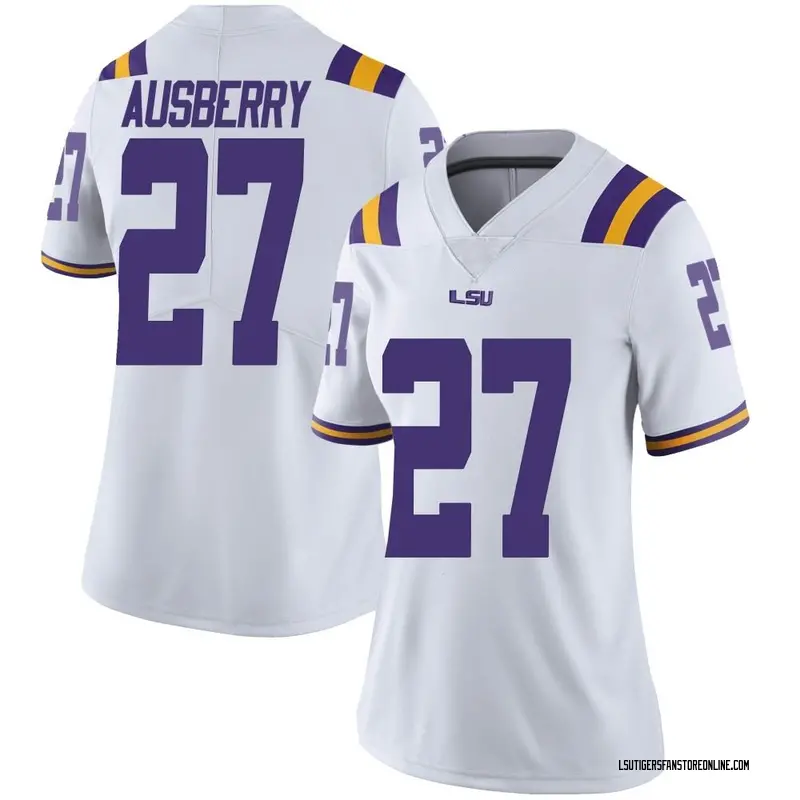 Limited Women's Austin Ausberry LSU Tigers White Football College Jersey