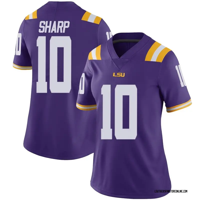 Limited Women's Bauer Sharp LSU Tigers Purple Vapor Untouchable Football College Jersey