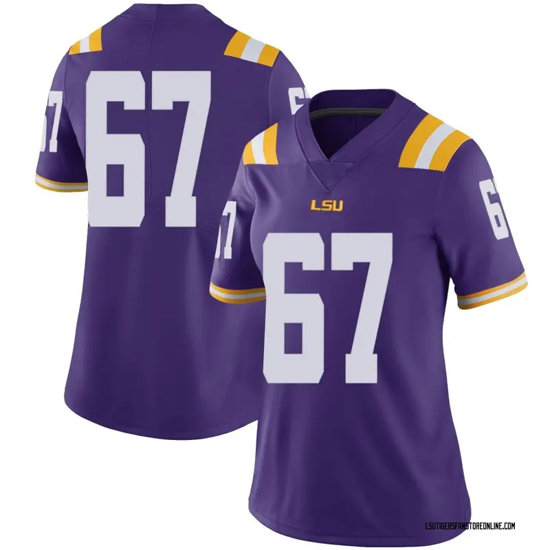 Limited Women's Bo Bordelon LSU Tigers Purple Football College Jersey
