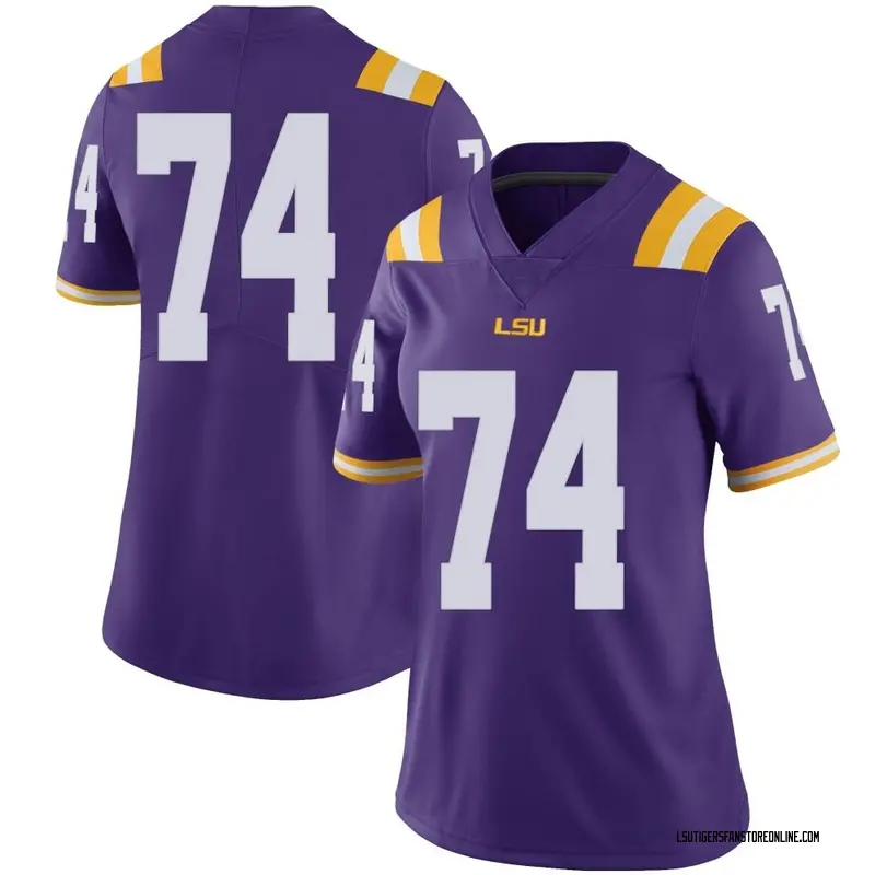 Limited Women's Braden Augustus LSU Tigers Purple Football College Jersey