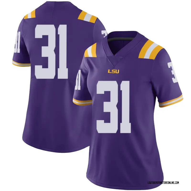 Limited Women's CJ Jimcoily LSU Tigers Purple Football College Jersey