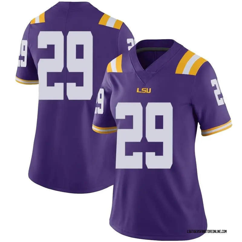 Limited Women's Caden Durham LSU Tigers Purple Football College Jersey