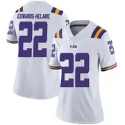 Limited Women's Clyde Edwards-Helaire LSU Tigers White Football College Jersey
