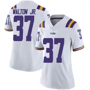 Limited Women's Craig Walton Jr. LSU Tigers White Football College Jersey
