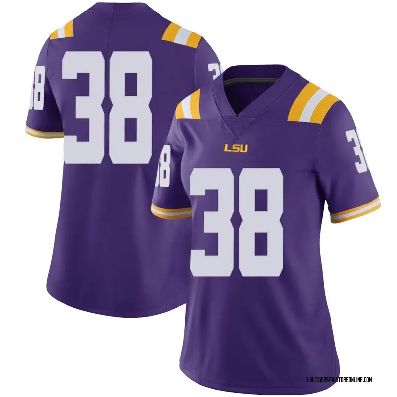 Limited Women's Darian Blount LSU Tigers Purple Football College Jersey