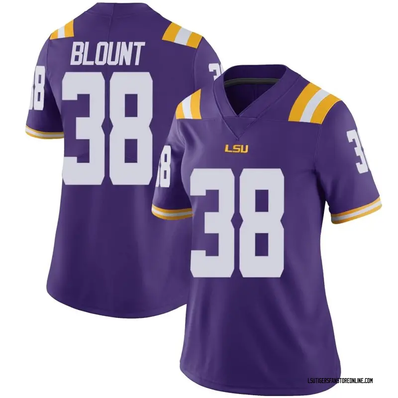 Limited Women's Darian Blount LSU Tigers Purple Vapor Untouchable Football College Jersey