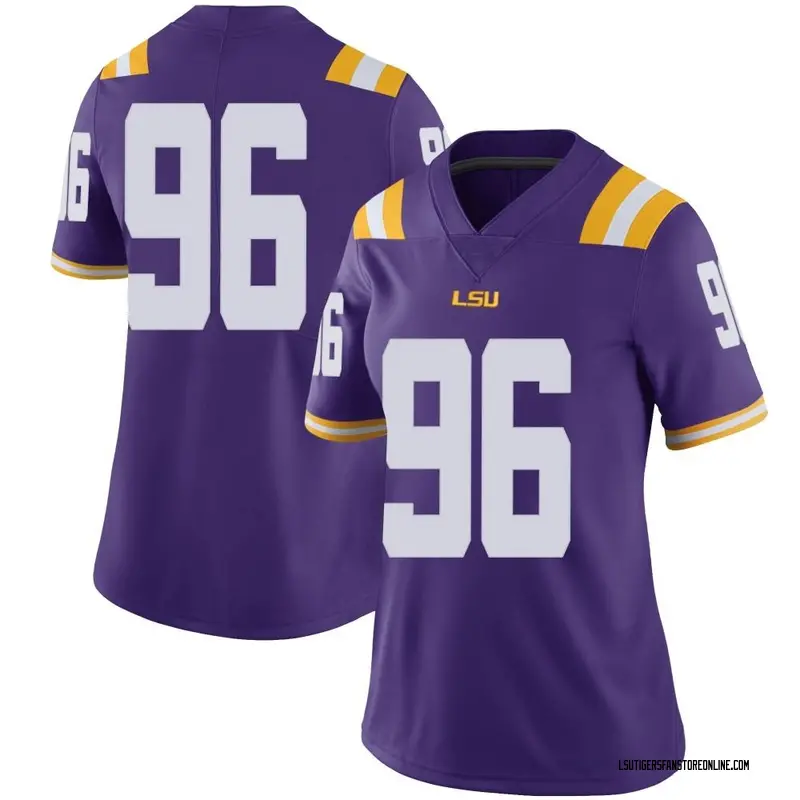Limited Women's Dominick McKinley LSU Tigers Purple Football College Jersey