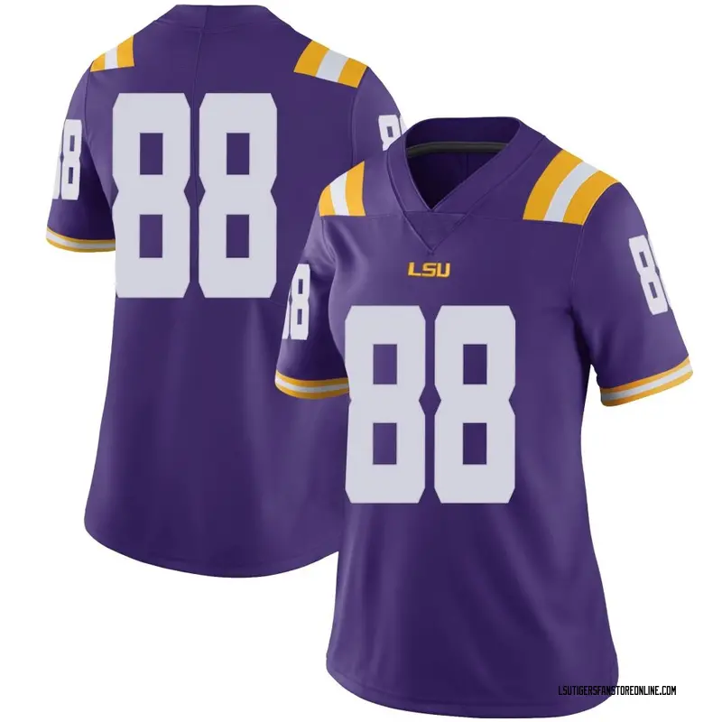 Limited Women's Donovan Green LSU Tigers Purple Football College Jersey